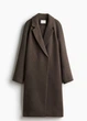Пальто H&M 18472 Темний коричневий L (1159) - зображення 3