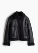 Куртка H&M 18636 Чорний L (1233) - изображение 1