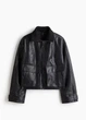 Куртка H&M 18622 Чорний L (1294) - изображение 1
