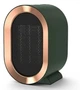 Керамічний обігрівач настільний A-Plus 1200W РТС тепловентилятор, 2 режими, захист від перегріву зелений - изображение 1