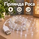 Гирлянда Роса / декоративное световое оформление / LED-гирлянда на проводе / USB-питание YH 6382 - изображение 1