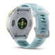 Смарт-годинник Garmin Forerunner 570 (47 мм) з жовтим безелем та силіконовим ремінцем бірюзового кольору (010-02971-01) - изображение 2