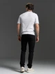 Стрейчевые базовые джинсы Slim Fit без потертостей ISSA PLUS GN4-180 36 черные (issa2007682870943) - изображение 3