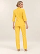 Жіночий яскравий піджак на ґудзиках з рукавом 3/4 LadyLike 50 Жовтий ladlk128720031 (ladlk2128720031444) - изображение 2