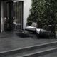 Ступенька из керамогранита Highbrook Dark Grey Steptread темно-серая 8x598x298 мм - изображение 2