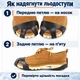 Ледоступы для обуви с 10 металлическими шипами L (40–43), черные, 1 пара - изображение 5