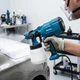 Електричний фарбопульт Makita 650 Вт продуктивність 0.55 л/хв Резервуар 0.88 л сопела у комплекті 2 мм / 2.5 мм / 3 мм - зображення 4