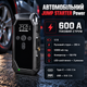 Автомобильный Jump Starter 12 В Пусковой бустер 600 А с компрессором 150 PSI Пускозарядное устройство 12000 мАч Power Bank 5 В 2 А с LED фонарем Type C - изображение 1