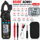 Токовые клещи-мультиметр BSIDE ACM91 True RMS, AC/DC 100 А, 1 мА, 6000 отсчетов, NCV, LoZ, температура - изображение 2