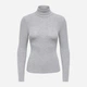 Гольф жіночий ONLY 15380914-Light Grey Melange S Сірий (5715907440488) - зображення 5