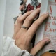 Серебряное кольцо с фианитами, вес изделия 1,71 гр (2209379) - изображение 7