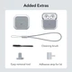 Чехол для наушников ESR Orbit Halolock для AirPods 4 White with MagSafe (4894240217603) - изображение 8