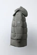 Зимняя куртка для мальчика Zara 128 размер серый-хаки 6318770506 - изображение 3