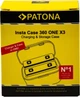 Зарядний пристрій PATONA Dual Charger для Insta 360 ONE X3 CINAQBT/A (4055655239226) - зображення 10