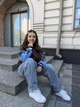 Бомбер для дівчинки тепла кофта підліткова утеплена толстовка дитяча на флісі без капюшона IRmAS 1401 розмір зріст 164 коричневий - зображення 13
