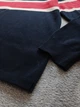 Мужской джемпер-поло в полоску Marks & Spencer р. 2XL - изображение 2