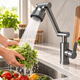 Поворотний змішувач Faucet з аератором / Кран-трансформер 360° - зображення 2
