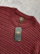 Мужской бордовый вязаный джемпер Next р. 3XL - изображение 4