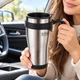 Автокружка A-PLUS 480 мл (1623) Сталева - зображення 5