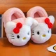 Дитячі плюшеві теплі тапочки на дівчинку Хеллоу Кітті рожеві Hello Kitty 34-35 р по устілці 20-21 см - зображення 2