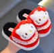 Детские комнатные тапочки плюшевые теплые Хелоу Китти для девочки Hello Kitty красные размер 28-29 по стельке 16-17см - изображение 1