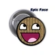 Roblox Epic Face Smile | Эпик Фейс Смайл | Комплект набор из 4 значков, 58 мм (01) Майнкрафт - изображение 4