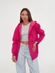 Женское однотонное худи на молнии Pink Daisy Малиновый M (5021) - изображение 5