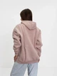Жіноче однотонне худі на флісі Pink Daisy Пудровий XL (5035/1) - зображення 2