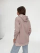 Жіноче однотонне худі Pink Daisy Пудровий M (6205) - зображення 2