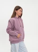 Жіноче однотонне худі на флісі Pink Daisy Бузковий XL (5035/1) - зображення 3