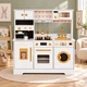 Дерев'яна дитяча кухня EcoToys 93 x 87.5 x 32.5 см Біла TL106009 (5905817013340) - зображення 8