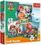 Пазли Trefl 3 в 1 (20,36,50) ел. - Цуценячий патруль і острів динозаврів / PAW Patrol The Dino Movie / 106 елементів (34903) - изображение 1