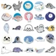 Набор наклеек Милые тюлени Cute Seals 50 шт - изображение 3