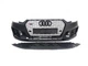 Бампер передній Audi A4 B9 / S4 B9 2015-2019 під радар RS4 стиль чорний глянець - зображення 1