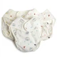 Багаторазові трусики для підгузків Babyprints S (2.5-10 кг), 3 шт, на липучці, 2 сині й 1 жовті - зображення 1