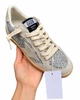 Женские кеды Golden Goose серебристо-серые из натуральной кожи с блестящими вставками ручного пошива размер 39 - изображение 6