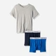Подростковый комплект белья (футболка + трусы 2 шт) для мальчика Calvin Klein 236939582 146 см Разноцветный (1159850930) - изображение 1