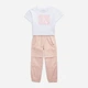 Детский комплект (футболка + штаны) для девочки Calvin Klein 553322541 110 см Белый/Розовый (1159860557) - изображение 1
