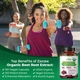 Добавка премиум-класса поддержка оксида азота Zazzee Organic Beet Root 180 капсул - изображение 3