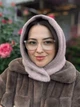 Капюшон капор утепленный на кнопках с флисом SELINE мокко - изображение 4