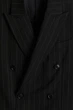 Двобортний піджак regular fit H&M 1254480001c72 52 чорний (100017501) - зображення 8
