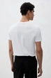 Футболка slim fit H&M 945059001c20 XXL белая (100017316) - изображение 3