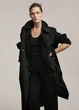 Тренч із вовни H&M Studio 471975001c72 52 чорний (100017375) - зображення 1