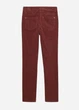 Вельветовые джинсы slim fit C&A 2179120c36 38 бордовые (100016458) - изображение 5