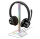 Настільна підставка-тримач для навушників New Bee Z8 RGB 7 режимів підсвітки (Silver) - зображення 6