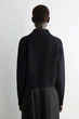 Джемпер жіночий COS double-faced knitted jacket 1237810003 XS Темний синій - изображение 5