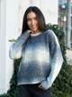 Жіночий светр теплий в'язаний Melange Sweater сірий-меланж One Size - зображення 5