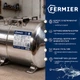 Гідроакумулятор горизонтальний Fermier нержавійка 50 л - изображение 2