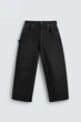 Джинси Zara Worker Wide Fit чорний 0840/459/800 31 - зображення 7