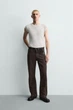Джинси ZARA Flared Fit коричневий 0840/444/700 30 - зображення 1